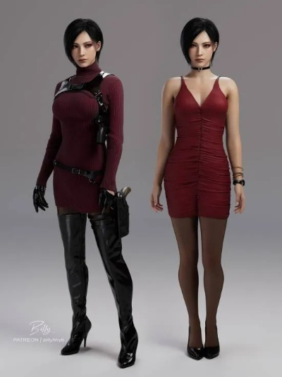 3D艺术家发《生化危机：安魂曲》格蕾丝性感内衣图 粉丝跪求制作相关模型