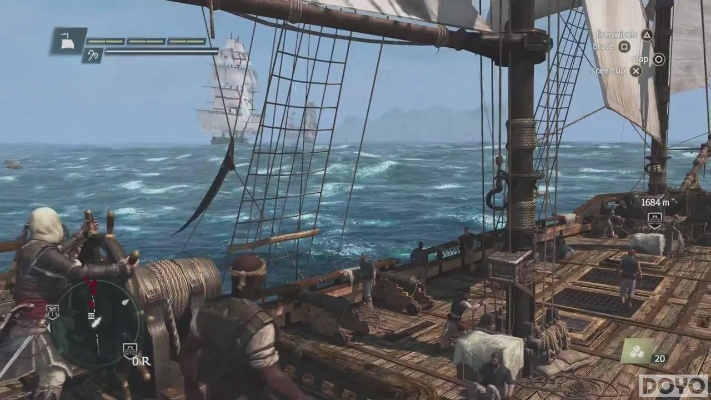 《刺客信条：黑旗》重制版地图泄露 大小不变内容增多