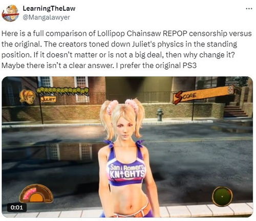 《电锯甜心RePOP》更新女主性感服装 经典比基尼！