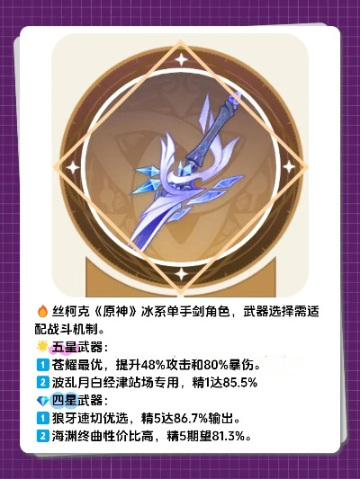 原神丝柯克专武值得抽吗 丝柯克专武苍耀抽取建议