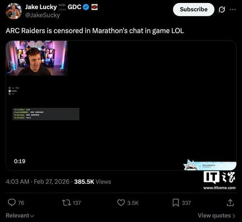 残障玩家被《ARC Raiders》封号 开发商火速道歉解封