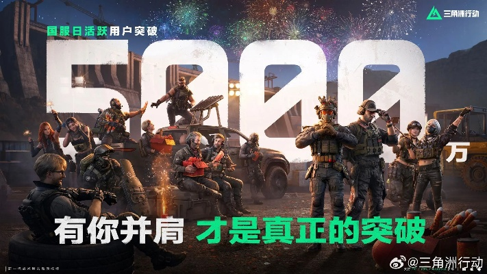《三角洲行动》国服日活跃用户突破5000万！