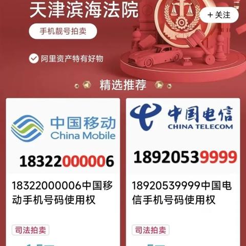 13年靓号突遭中国移动停机 消费者诉中国移动要回使用权