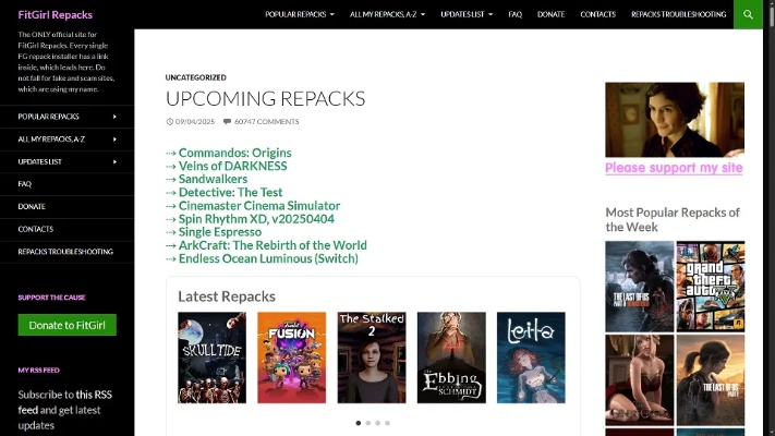 游戏打包组织Fitgirl宣布将重新打包虚拟机法攻破D加密游戏