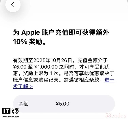 2026年Apple充值怎么最划算？6类隐藏优惠+玩家实操指南
