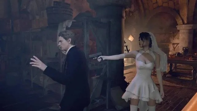 里昂究竟选谁?粉丝制作《生化》六女神婚纱全家福