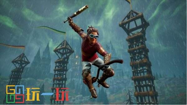 黑人斯内普拍魁地奇摔下扫帚！挂在三米高空 超丢人