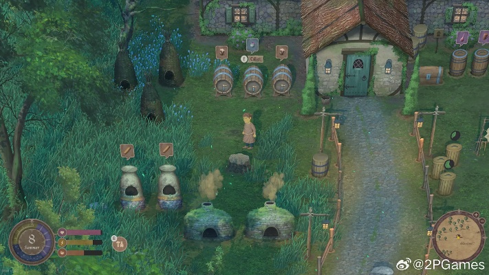 《Grave Seasons》8月14日发售 ，全新预告揭⽰“治愈系恐怖农场”玩法