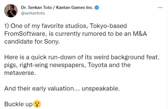 索尼退位！《老头环》母公司股权震荡 香港资本上位