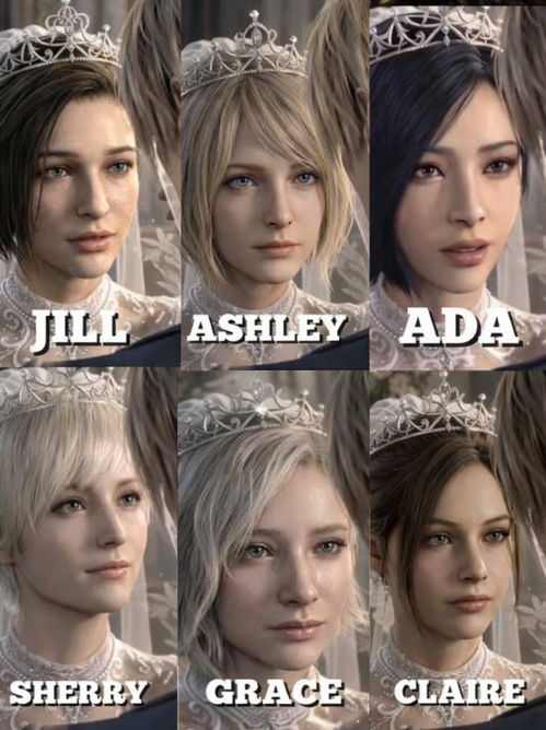 粉丝制作《生化危机》六女神婚纱照 都很美！