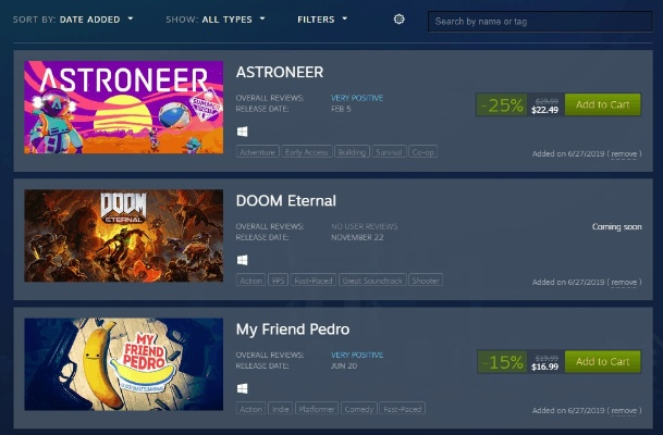 Steam商店页面，大量精品独立游戏近期扎堆登场！